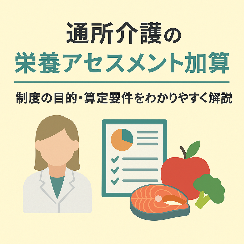 「通所介護の栄養アセスメント加算」について大阪の乾行政書士事務所が解説