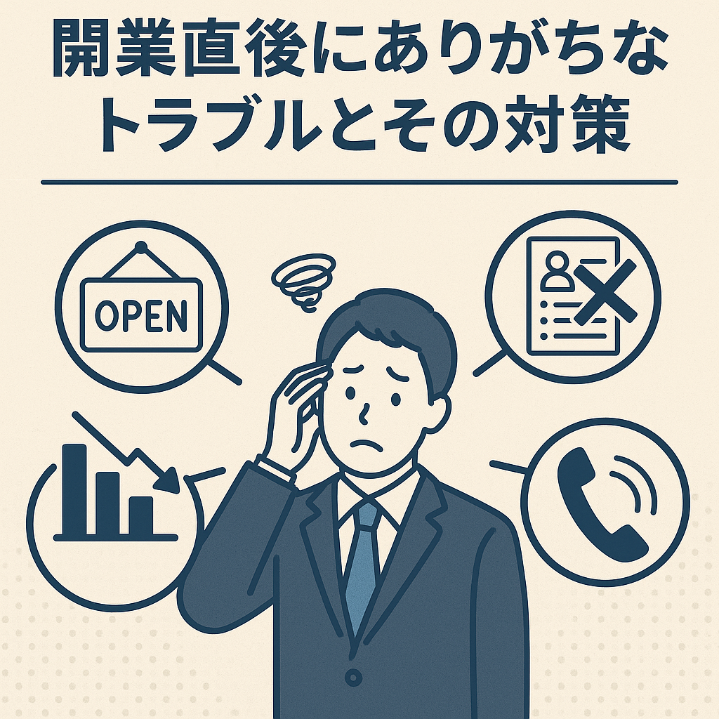「介護・障がい福祉事業を開業した直後にありがちなトラブル」を大阪の乾行政書士事務所が解説